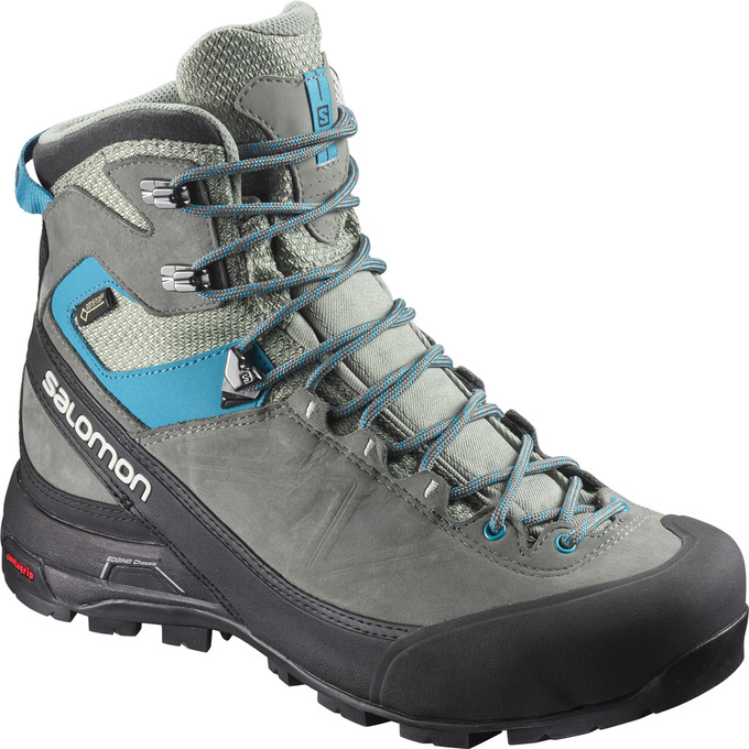 Bottes De Randonnée Salomon Femme Grise / Noir - Salomon X ALP MTN GTX® W - France (5064-QLOMC)